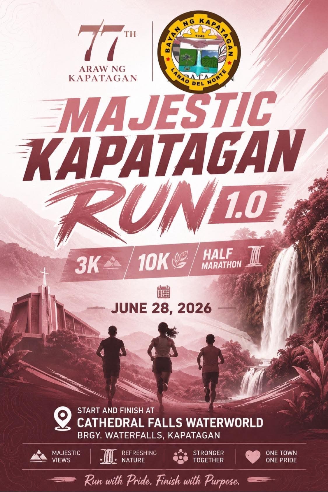 Majestic kapatagan Run