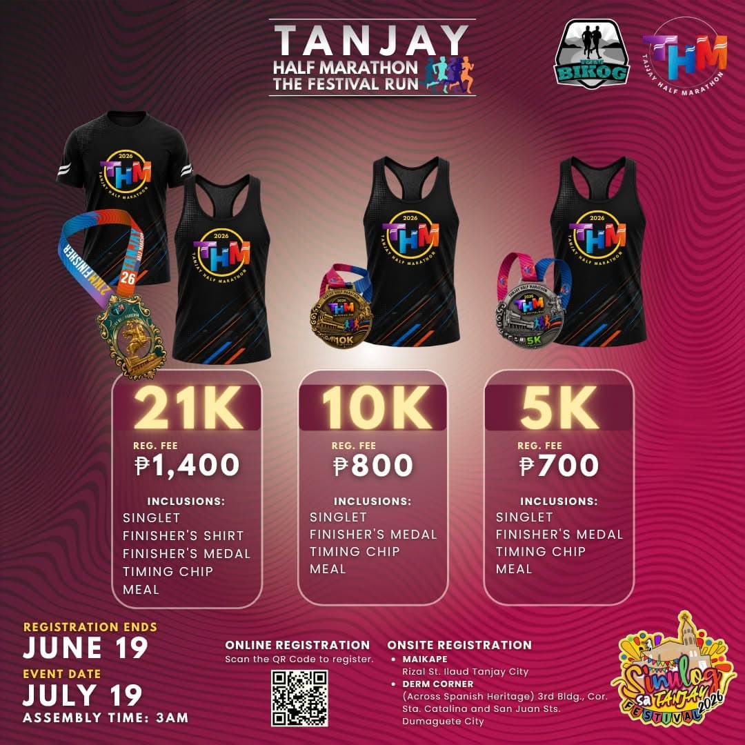 Tanjay City Half Marathon by Team BIKOG